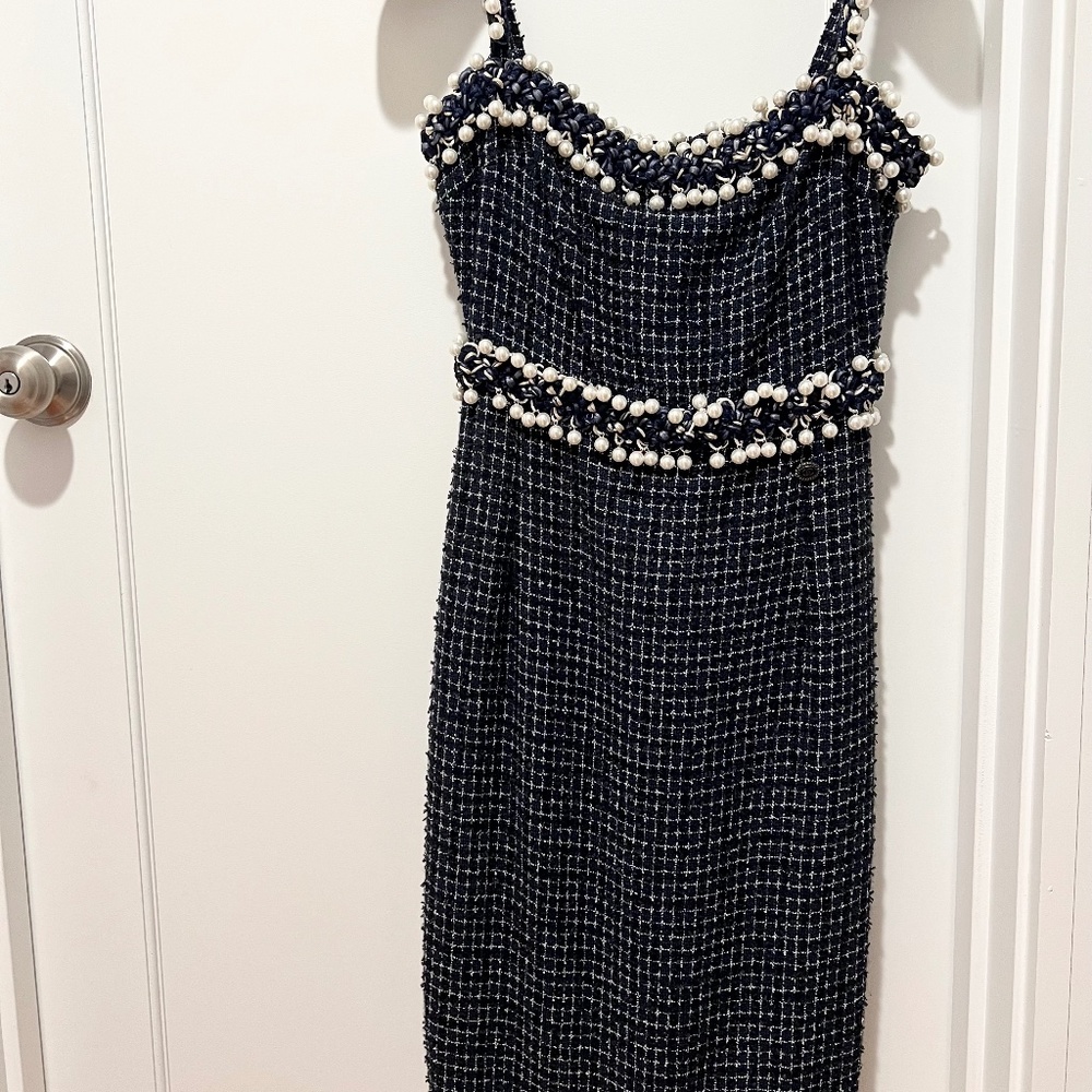 Chanel Spring 2010 Pearl Embellished dress